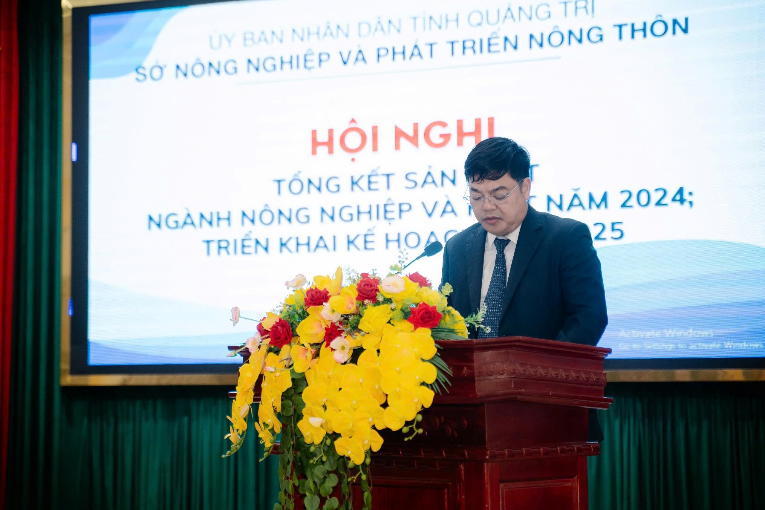 Sở Nông nghiệp và PTNT tổ chức Hội nghị tổng kết sản xuất ngành năm 2024; triển khai kế hoạch năm...