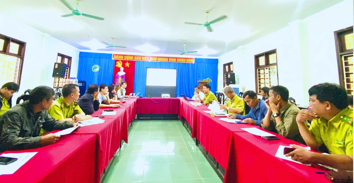 Họp đánh giá về “Các tiêu chuẩn tuần tra theo định hướng bảo tồn” (COPS) và đánh giá hoạt động tuần...